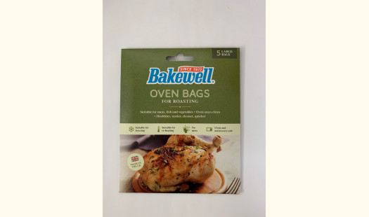 Bakewell Healthy Cooking Oven Bags Large 3-5kg 5 Bags 